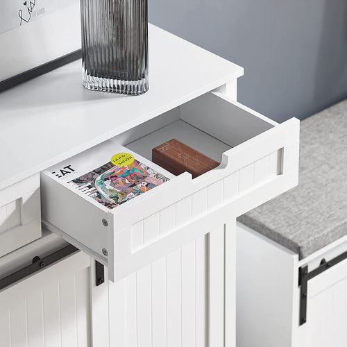 Buffet Bahut, Commode Armoire De Rangement Pour Cuisine, Salle à Manger, Salon, Fsb74-w