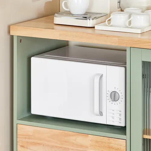 Meuble Micro-ondes, Armoire De Cuisine, Meuble Latéral, 120 X 40 X 90 Cm, Vert, Fsb81-gr