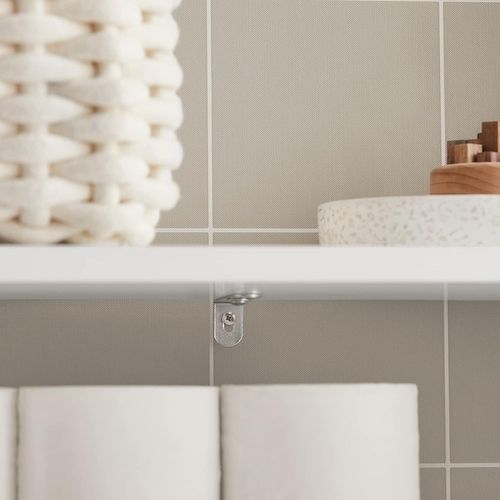 Meuble De Rangement Salle De Bain Étroit, Support Papier Toilette Avec 2 Paniers Amovibles, BZr83-w