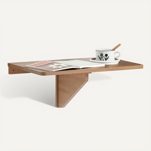 Table Murale Rabattable En Bois, Table De Cuisine, Table Enfant, L60×p40 Cm, Fwt03-pf