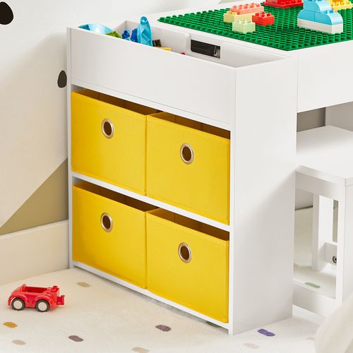 Ensemble De Table De Construction Enfant Avec 2 Tabourets, Kmb75-w