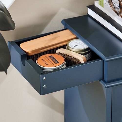Rangement Chaussure, Meuble D'entrée, Meuble De Rangement à Chaussures Armoire, bleu, Fsr79-b