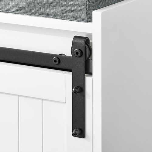 Meuble à Chaussures, Porte-chaussures Avec 2 Portes, Meuble D'entrée,blanc,fsr133-k-w