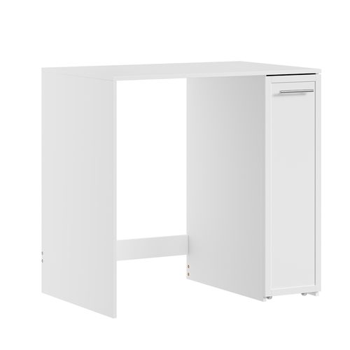 Meuble Sous-lave-linge Avec Roulettes Blanc 90x60x88cm BZr229-w