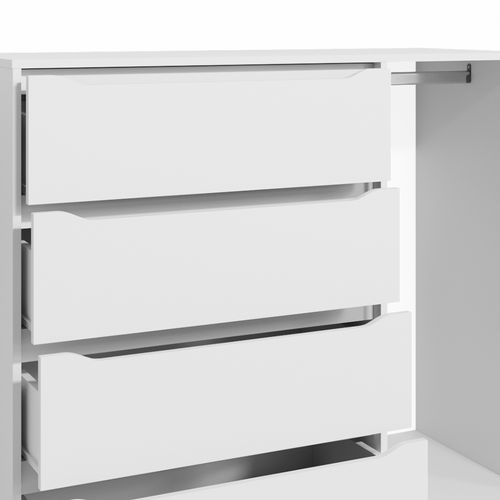 Commode Avec Tiroirs Ruben 34591 Blanc 48x101.9cm