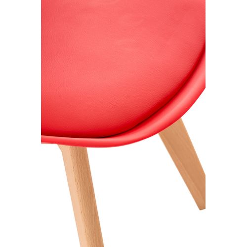 Chaise De Salle à Manger Linares Velours Violet – Confort Et Élégance En Bois Naturel
