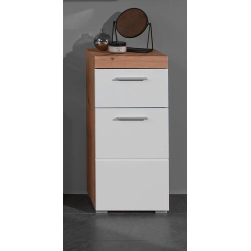 Meuble Bas - Blanc/chêne - 37/79/31