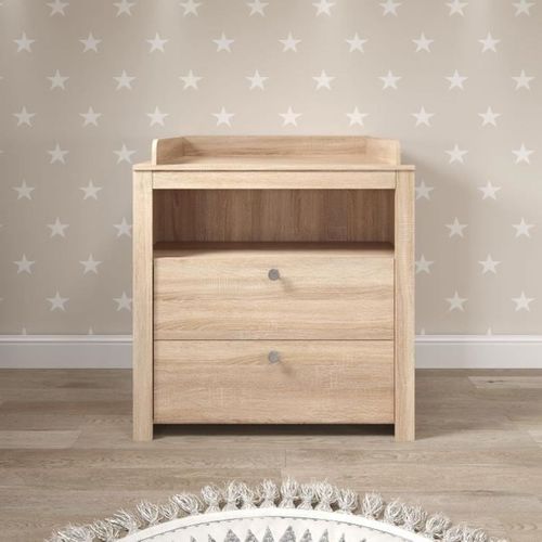 Ensemble Chambre Bébé 2 Pièces Olivia : Lit 70x140 + Commode