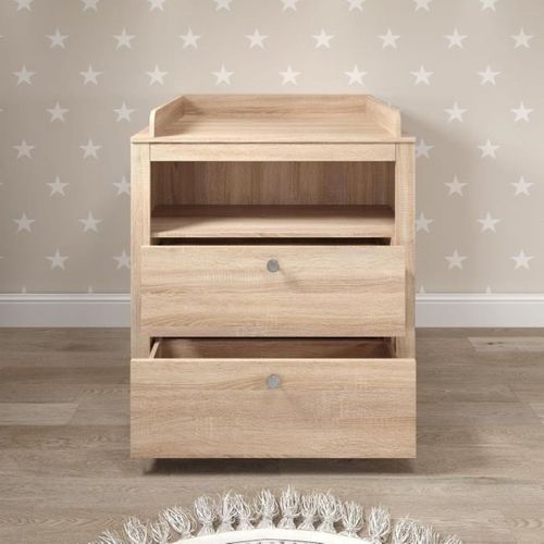 Ensemble Chambre Bébé 2 Pièces Olivia : Lit 70x140 + Commode