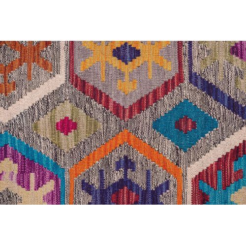 Tapis Imprimé - Cecilia 70x140 Cm - Gris