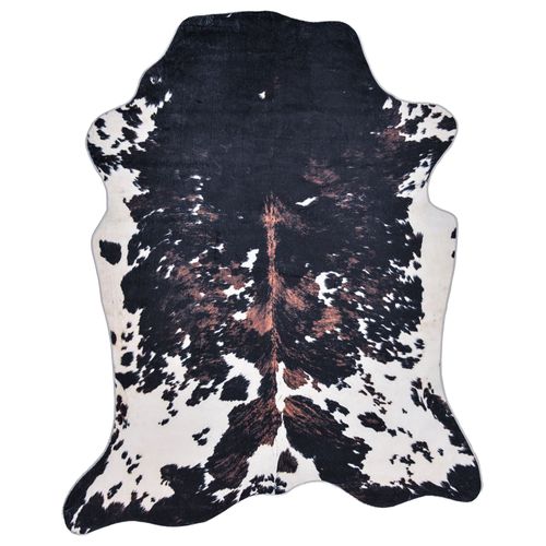 Tapis En Fourrure Synthétique Emilia 100x130 Cm - Noir