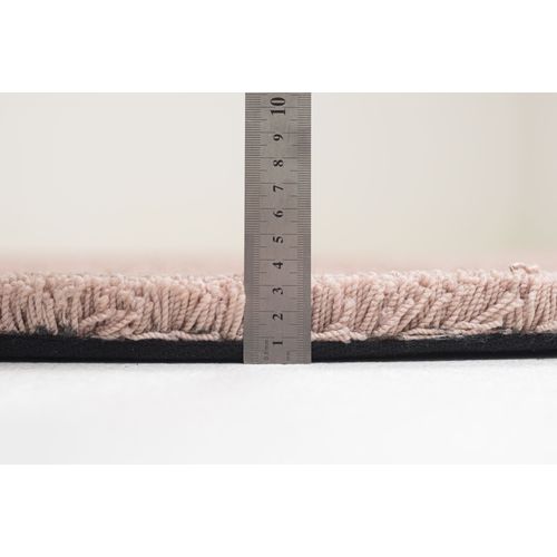 Tapis Shaggy Uni Cozy Diam 140 Cm - Beige