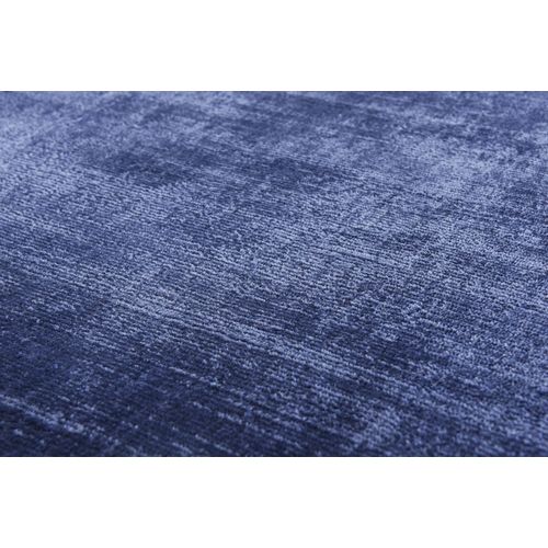 Tapis En Viscose Tissé Main Aspect Vieilli - Shine 250x300 Cm - Bleu