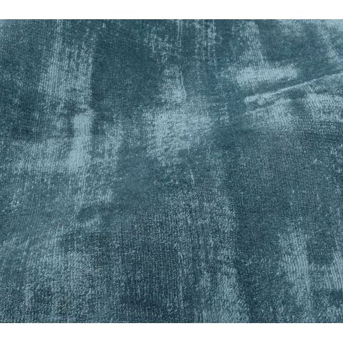 Tapis En Viscose Tissé Main Aspect Vieilli - Shine 300x400 Cm - Aqua