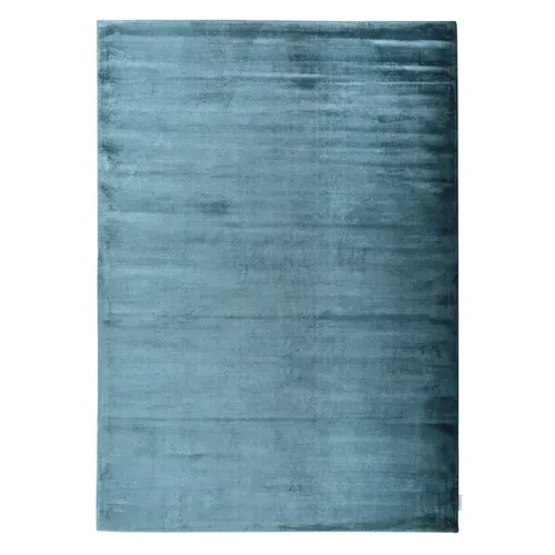Tapis En Viscose Tissé Main Aspect Vieilli - Shine 300x400 Cm - Aqua