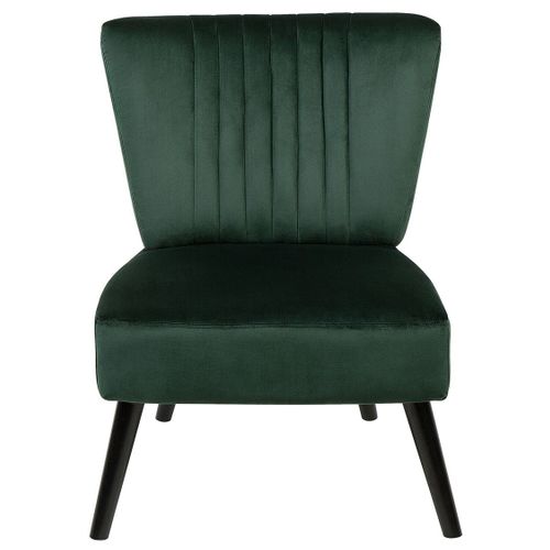 Velours Fauteuil Vert Émeraude Vaasa