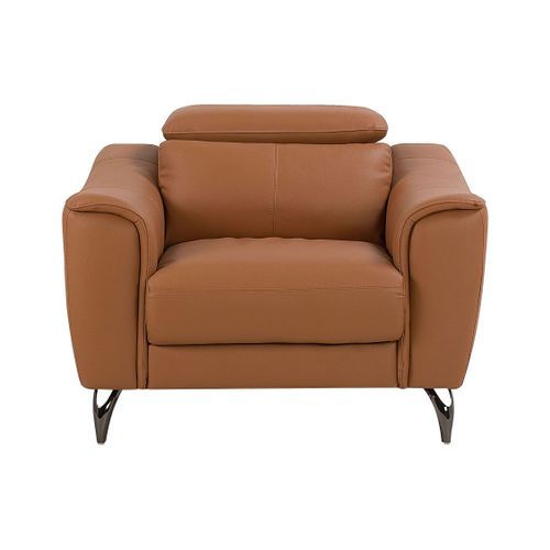 Beau fauteuil relaxan en cuir marron fonce en excellent etat à Grenoble | Clasf maison-jardin