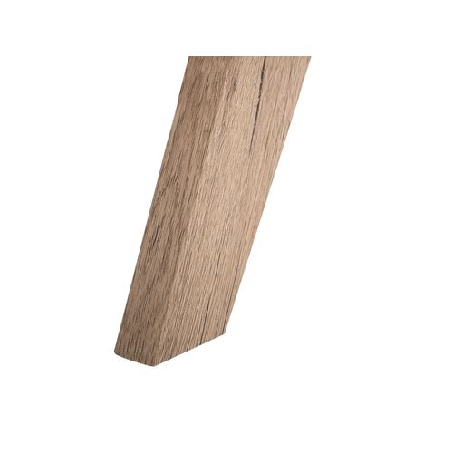 Commode Blanche Et Bois Clair Milo