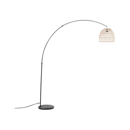 Lampe Sur Pied Avec Abat-jour En Rotin Clair Guaviare