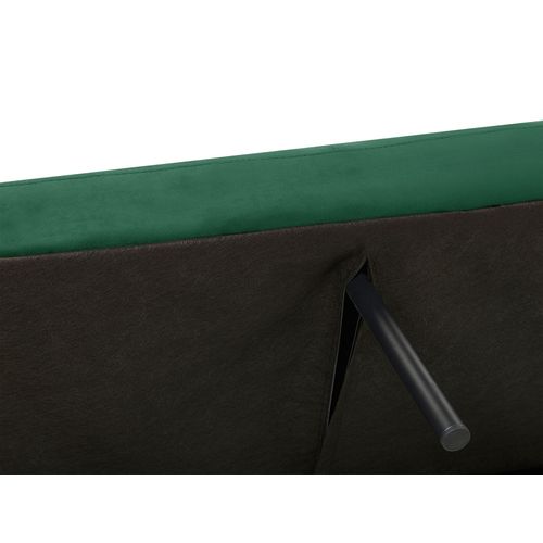 Canapé Convertible 3 Places En Velours Vert Foncé Vimmerby