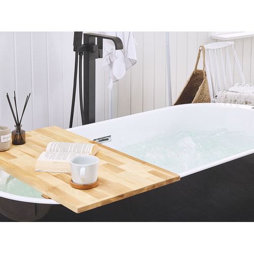 Baignoire Balnéo Îlot Avec LED Nevis 170 X 80 Cm Noir