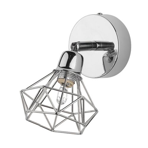 Lot De 2 Appliques Murales Argentées Erma