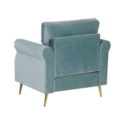 Velours Fauteuil Vert Menthe Vietas
