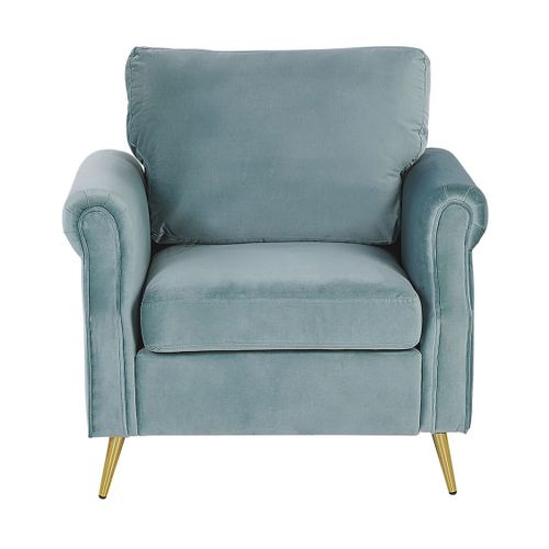 Velours Fauteuil Vert Menthe Vietas