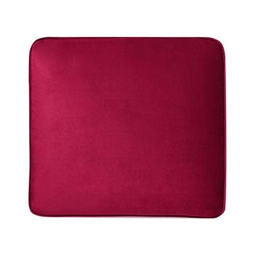 Velours Fauteuil Rouge Foncé Chesterfield