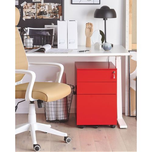 Armoire En Métal Rouge Cami