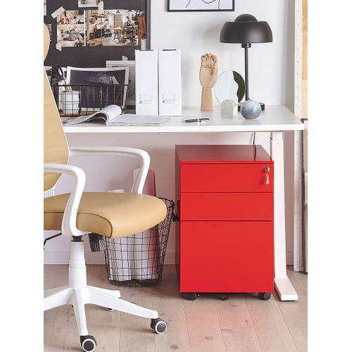 Armoire En Métal Rouge Cami