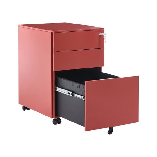 Armoire En Métal Rouge Cami