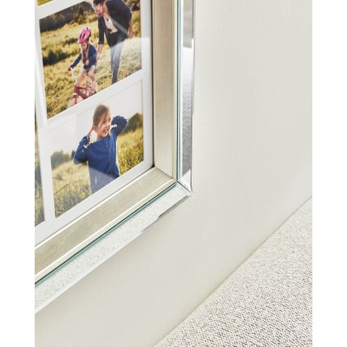 Cadre Pour 6 Photos Makeni Argenté