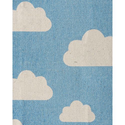 Tapis Enfant Motif Nuage Bleu 60 X 90 Cm Gwalijar