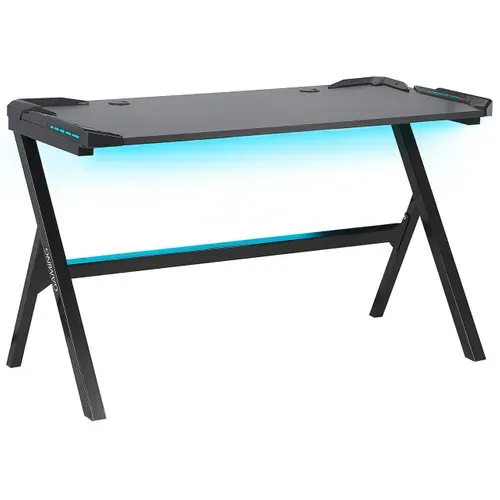 Bureau De Jeu 120 X 60 Cm Noir Danvers