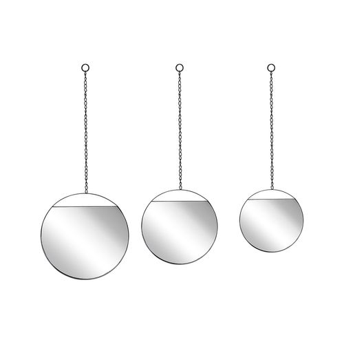 Miroir 80/75/69 Cm Noir Odos