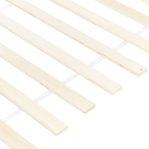 Lit Simple 90x200cm En Bois Massif Blanc - Cadre Solide, Matelas Inclus | Enfant Et Adulte