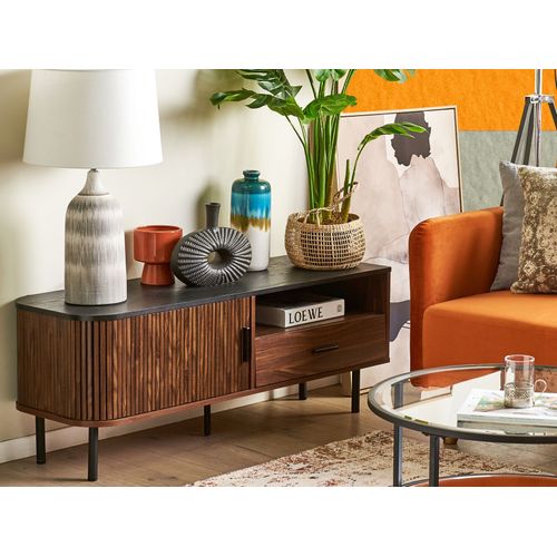 Meuble TV Bois Foncé Jose