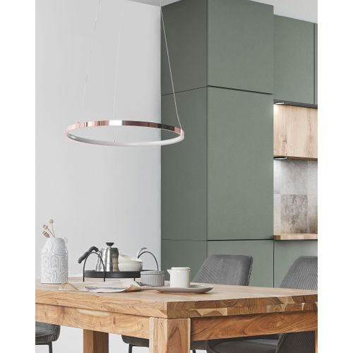 Lampe LED Suspendue Ø 50 Cm Rose Doré Jordan