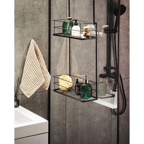 IDEGU 3 Lampes Lustre Industrielle Suspension Luminaire Vintage Plafonnier Avec Poulie En Métal Lampe De Plafond Barre, 26cm, Noir (système De Poulie - 26cm