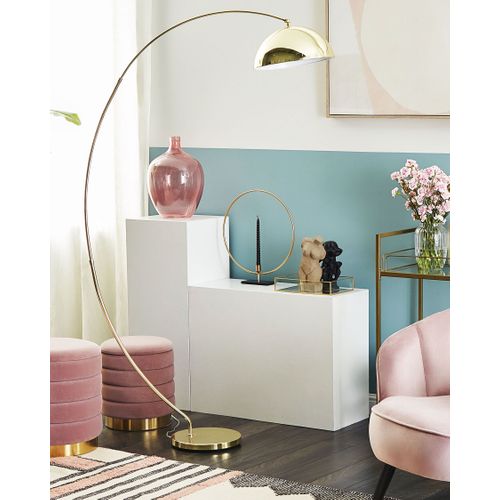 Lampadaire En Métal Doré Kama