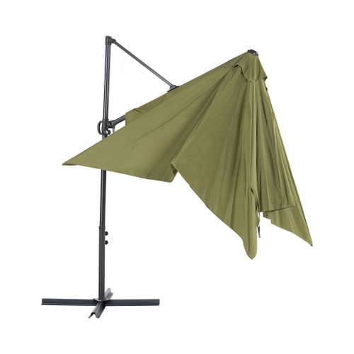 Parasol En Porte-à-faux Vert 2,45 X 2,45 M Monza Ii