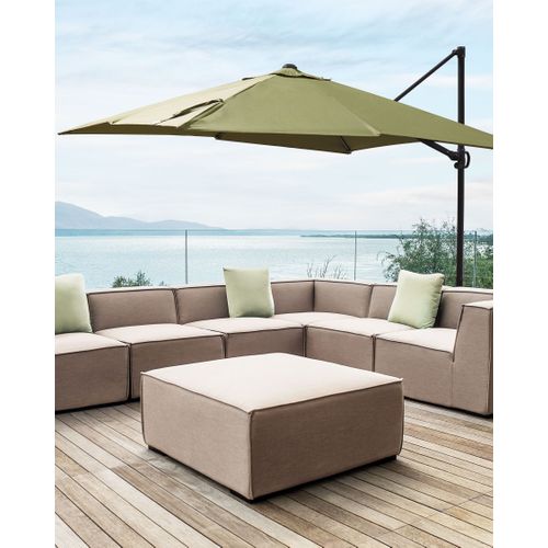 Parasol En Porte-à-faux Vert 2,45 X 2,45 M Monza Ii
