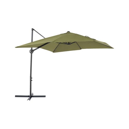 Parasol En Porte-à-faux Vert 2,45 X 2,45 M Monza Ii