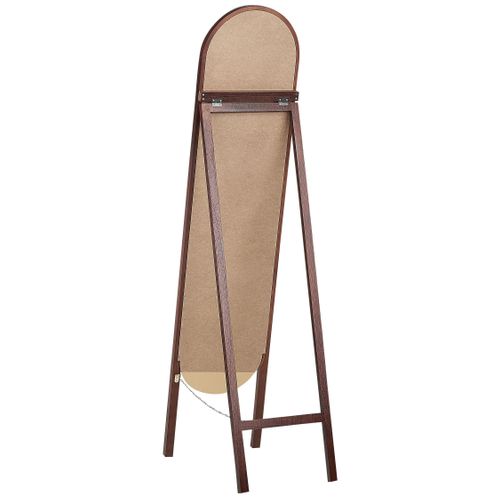 Miroir Sur Pied Bois Foncé 30 X 150 Cm Chelles