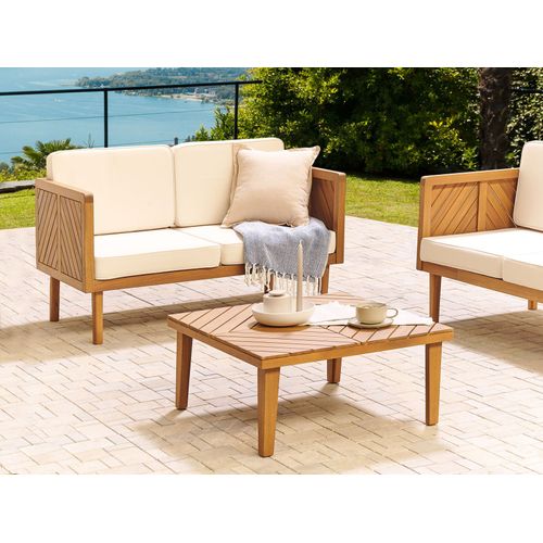 Table Basse De Jardin En Bois D'acacia 70 X 70 Cm Baratti