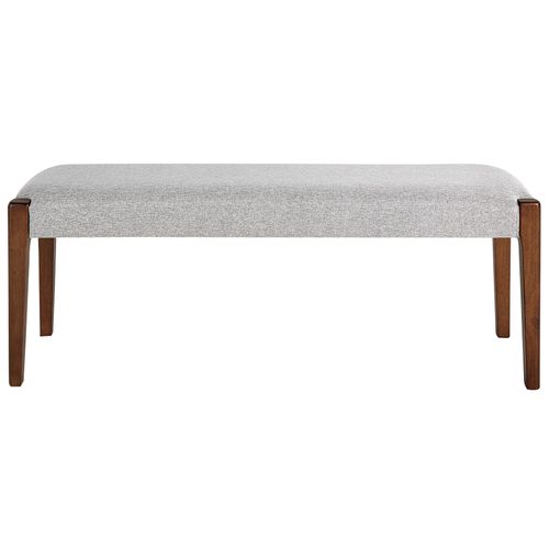Banquette En Tissu Gris Clair Elyria
