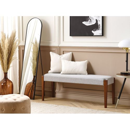 Banquette En Tissu Gris Clair Elyria