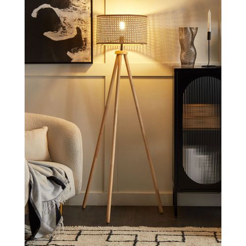 Lampadaire En Rotin Naturel Penton