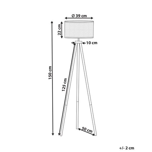 Lampadaire En Rotin Naturel Penton